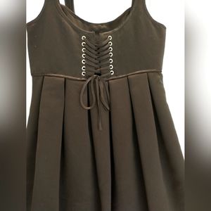 Betsey Johnson vintage babydoll dress with corset lace up detail. Women's size 0